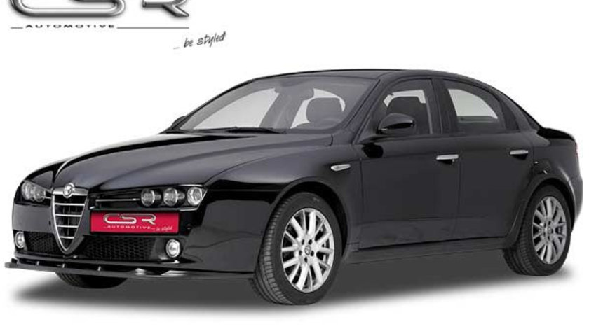 Prelungire Bara Fata Lip Spoiler Alfa Romeo 159 toate modelele 2005-2011 CSR-CSL089 Plastic ABS