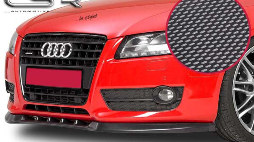 Prelungire Bara Fata Lip Spoiler Audi A5 toate modelele in afara de RS5/S-Line/S ab 2007 CSR-CSL010-C Plastic ABS carbon look