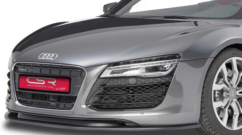Prelungire Bara Fata Lip Spoiler Audi R8 toate modelele 2006-2015 CSR-CSL139 Plastic ABS