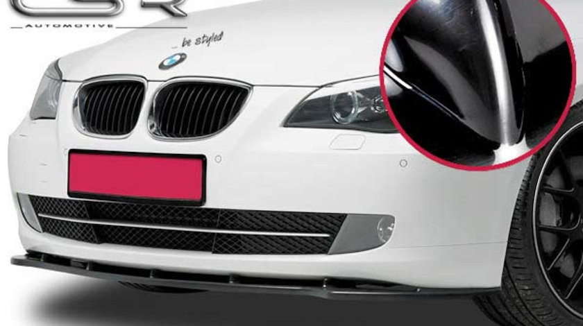 Prelungire Bara Fata Lip Spoiler BMW seria 5 E60/61 toate modelele in afara de M/M-Paket 3/2007-2010 CSR-CSL019-G Plastic ABS negru lucios