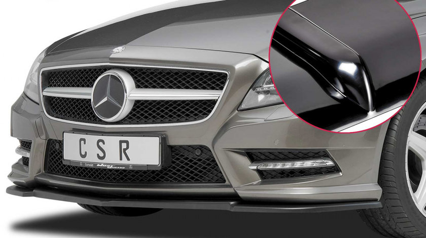 Prelungire Bara Fata Lip Spoiler Mercedes CLS C218/W218 AMG Stylingpaket 2011-2014 CSR-CSL156-G Plastic ABS negru lucios