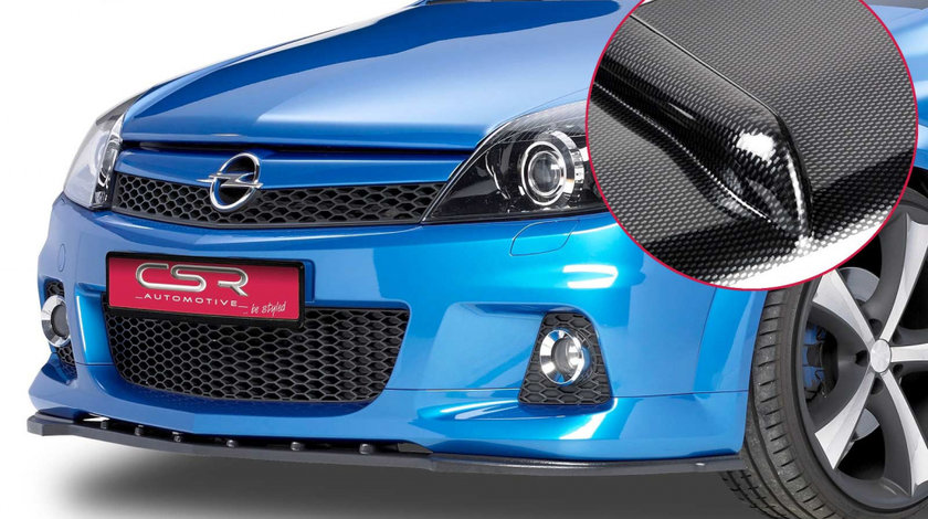 Prelungire Bara Fata Lip Spoiler Opel Astra H OPC 2004-2010 CSR-CSL056-C Plastic ABS carbon look