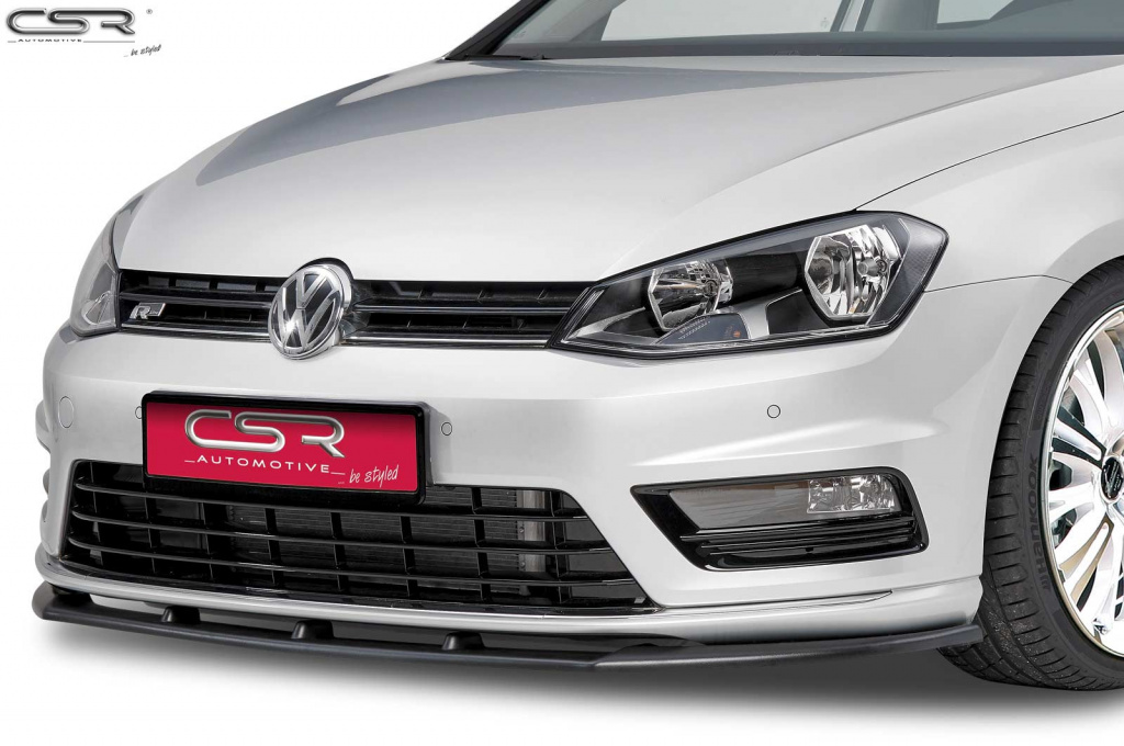 Prelungire Bara Fata Lip Spoiler VW Golf 7 R-Line ab 8/2012 CSR-CSL126 Plastic ABS