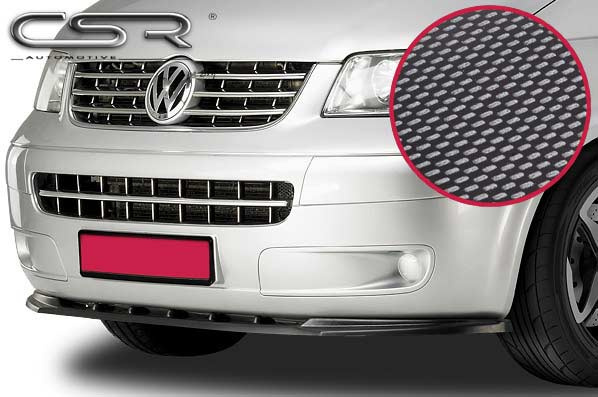 Prelungire Bara Fata Lip Spoiler VW T5 Multivan 2003-2009 CSR-CSL004-C Plastic ABS carbon look