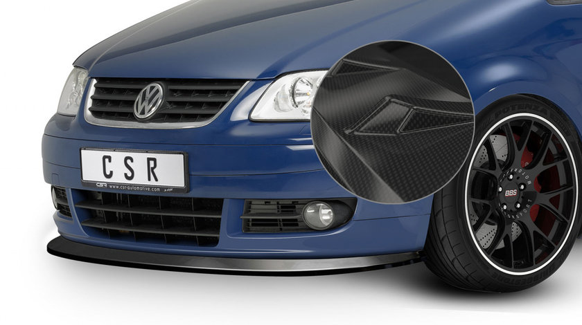 Prelungire Bara Fata Lip Spoiler VW Touran Typ 1T 2003-2006 CSR-CSL005-C Plastic ABS carbon look