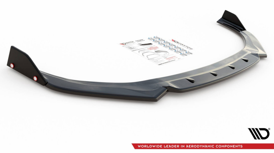 Prelungire Bara Fata Splitere Lip + Flaps V.6 Hyundai I30 N Mk3 Hatchback/Fastback HY-I30-3-N-FD6G+FSF