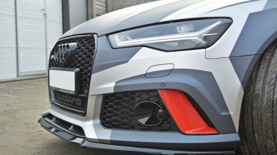 Prelungire Bara Fata Splitere Lip V.2 Audi RS6 C7 / C7 FL AU-RS6-C7-FD2T