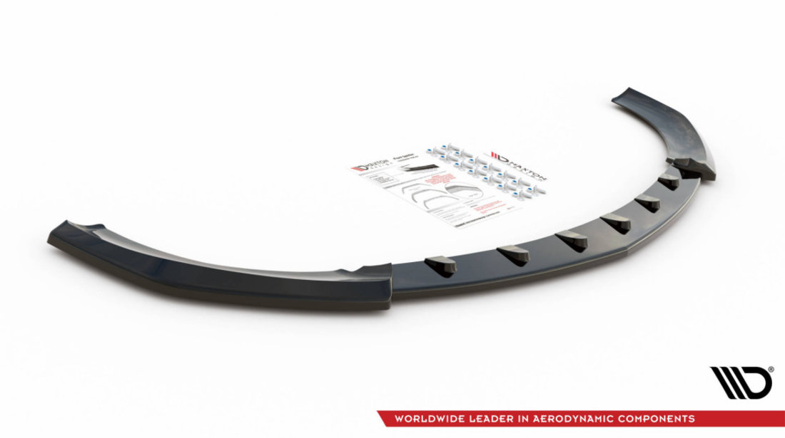 Prelungire Bara Fata Splitere Lip V.3 Mercedes-Benz E63 AMG Estate/Sedan S213/W213 ME-E-213-63-ES-FD3T