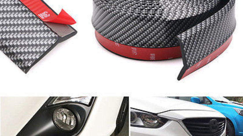 Prelungire Bara,Protectie Bara,Prelungire spoiler Culoare carbon