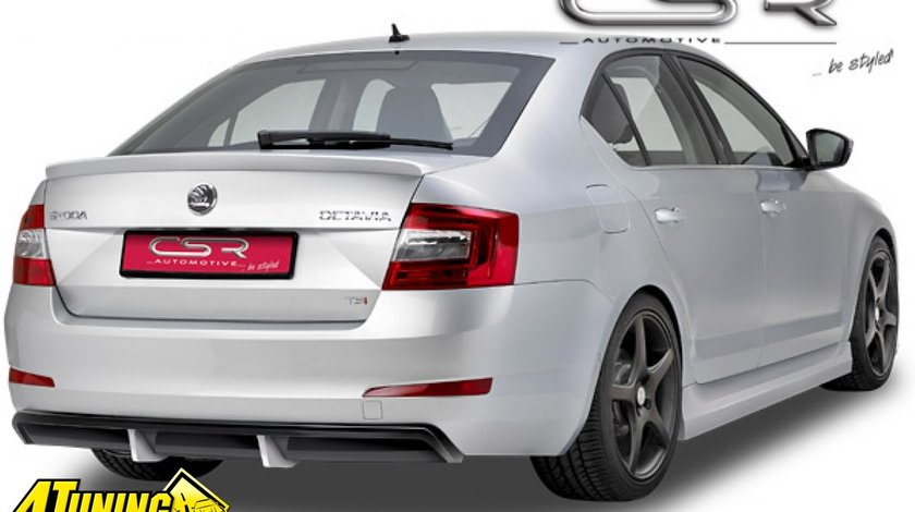 Prelungire Difusor Difuzor Spoiler Bara Spate Skoda Octavia 3 Typ 5E inclusiv Combi HA102 si pt variantele RS HA130 inclusiv combi