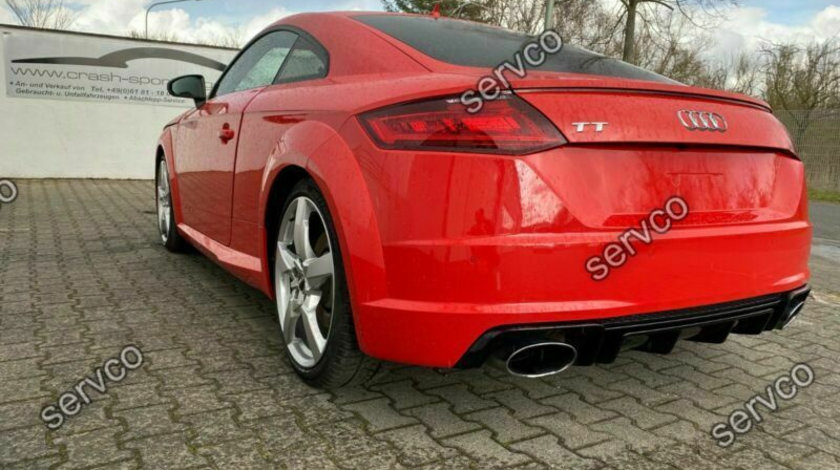 Prelungire difuzor bara spate Audi TT Mk3 FV 8S 2015-2018 doar pentru bara s line TT RS S DTM v5