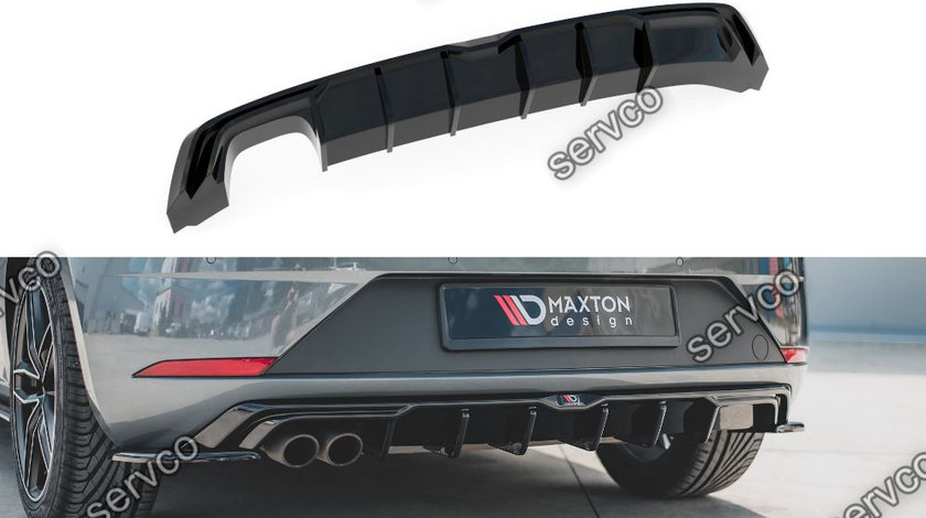 Prelungire difuzor bara spate Seat Leon Mk3 FR Facelift 2016-2020 v17 - Maxton Design