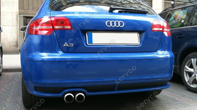 Prelungire difuzor spoiler bara spate Audi A3 8P Sportback Votex ver1