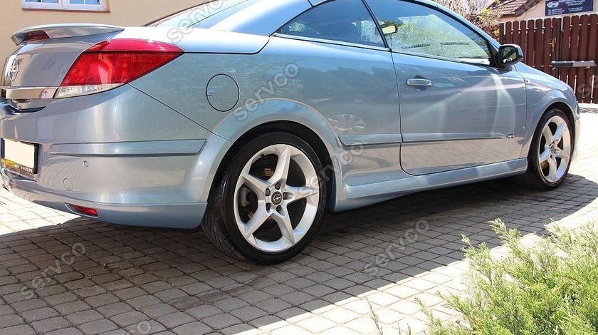 Prelungire fusta lip buza spoiler tuning sport bara spate Opel Astra H TwinTop 2004-2010 v2