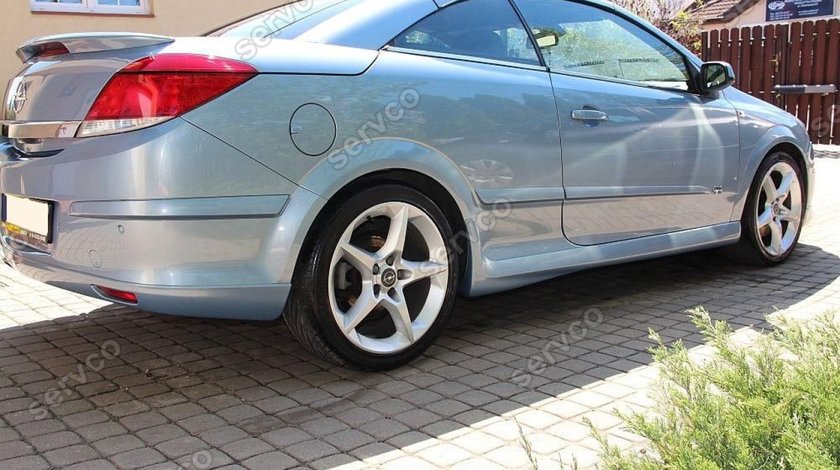 Prelungire fusta lip buza spoiler tuning sport bara spate Opel Astra H TwinTop 2004-2010 v2
