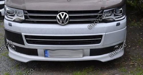 Prelungire lip buza Facelift tuning sport bara fata VW T5 Transporter Sportline 2010-2015 v1