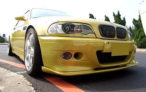 Prelungire lip buza spoiler bara fata BMW E46 seria 3 M3 Hamann v2