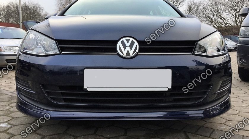 Prelungire lip buza Votex tuning sport bara fata VW Golf 7 Rline 2012-2016 v1