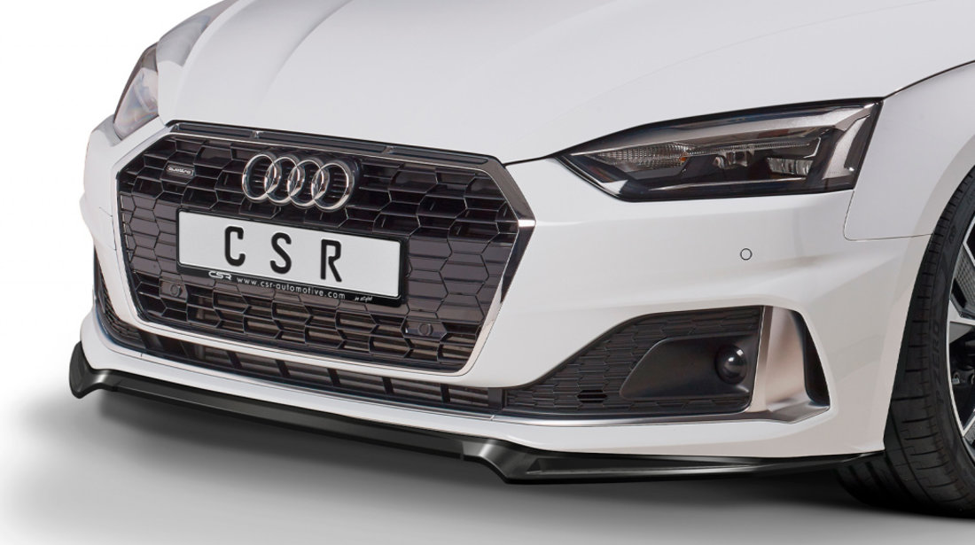 Prelungire lip spoiler bara fata pentru Audi A5 F5 Basis und advanced (Facelift) 2019- nu se potriveste pentru S-Line CSL562