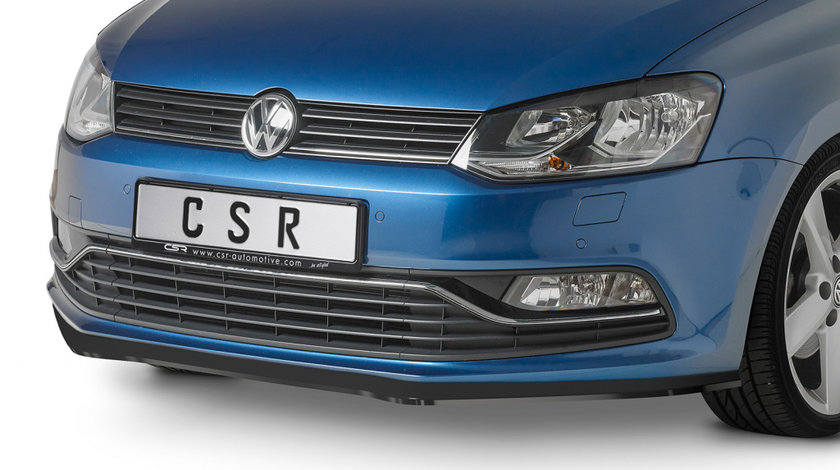 Prelungire lip spoiler bara fata pentru VW Polo V (Typ 6C) Basis (Facelift) 2014-2017 in afara de modelele R-Line CSL407