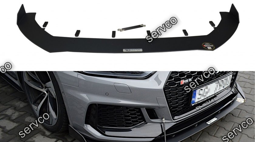 Prelungire splitter bara fata Audi A5 RS5 Mk2 F5 Coupe 2017-2019 v7 - Maxton Design