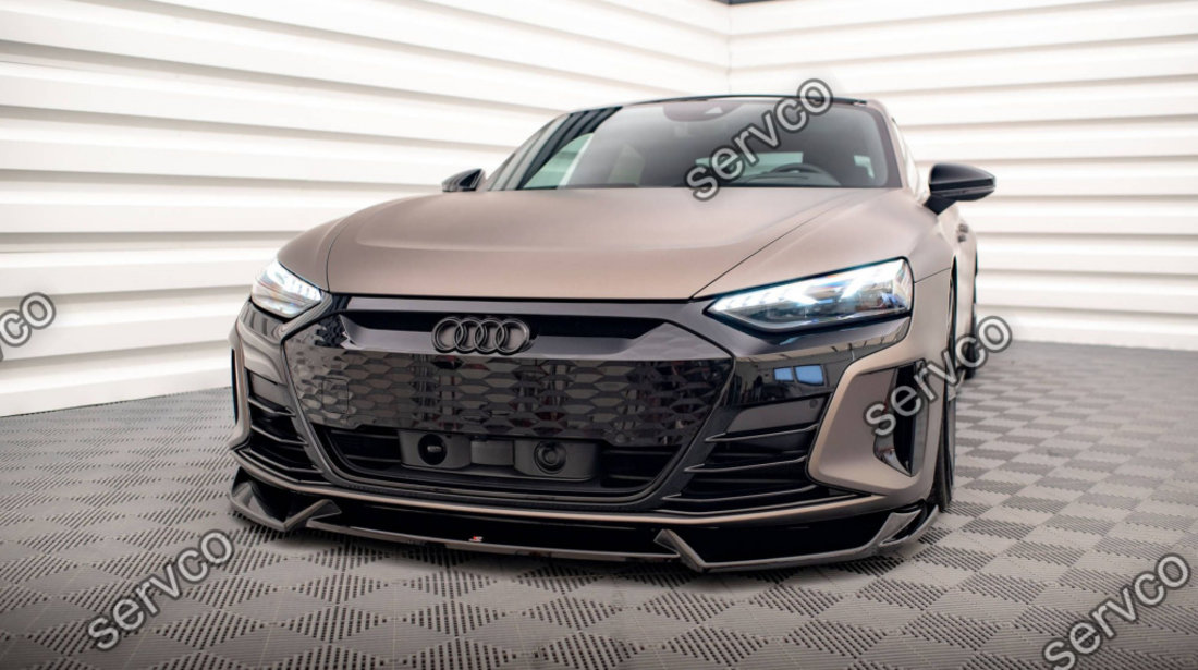 Prelungire splitter bara fata Audi e-Tron GT / RS GT RS Mk1 2021- v1 - Maxton Design