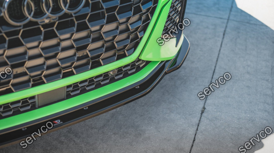 Prelungire splitter bara fata Audi Q3 RSQ3 F3 2019- v2 - Maxton Design
