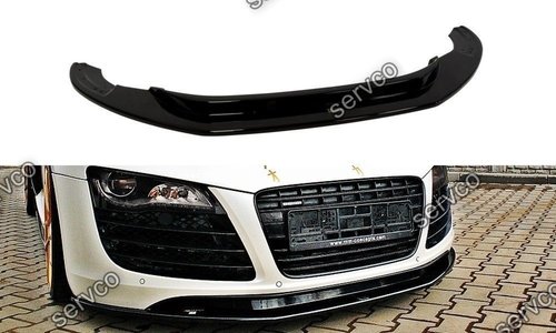 Prelungire splitter bara fata Audi R8 Mk1 2006-2015 v1 - Maxton Design