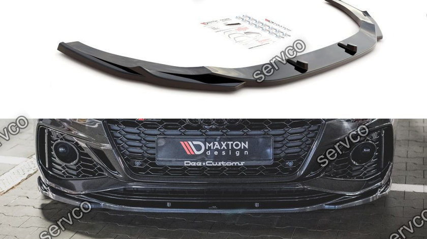 Prelungire splitter bara fata Audi RS5 F5 Facelift 2019- v11 - Maxton Design