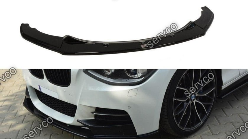 Prelungire splitter bara fata Bmw Seria 1 F20 F21 M-Power 2011-2015 v1 - Maxton Design