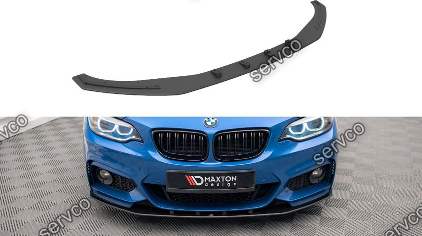 Prelungire splitter bara fata Bmw Seria 2 F22 M-Pachet 2013-2019 v4 - Maxton Design