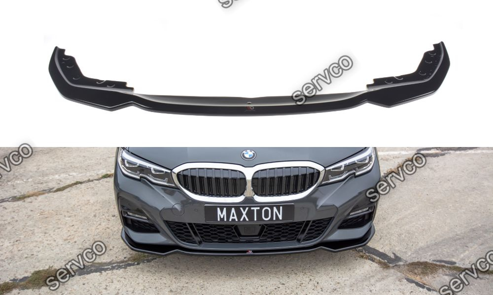 Prelungire splitter bara fata Bmw Seria 3 G20 M-Pack 2019- v2 - Maxton Design