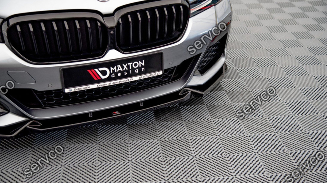 Prelungire splitter bara fata BMW Seria 5 G30 Facelift M-Pack 2020- v5 - Maxton Design