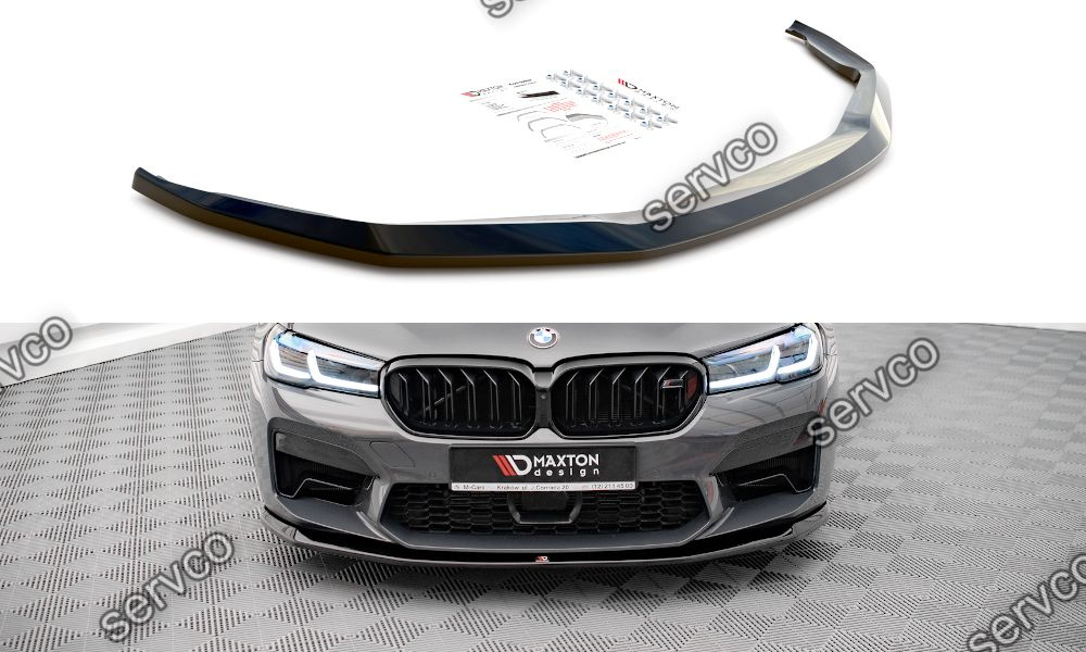 Prelungire splitter bara fata Bmw Seria M5 F90 Facelift 2020- v5 - Maxton Design