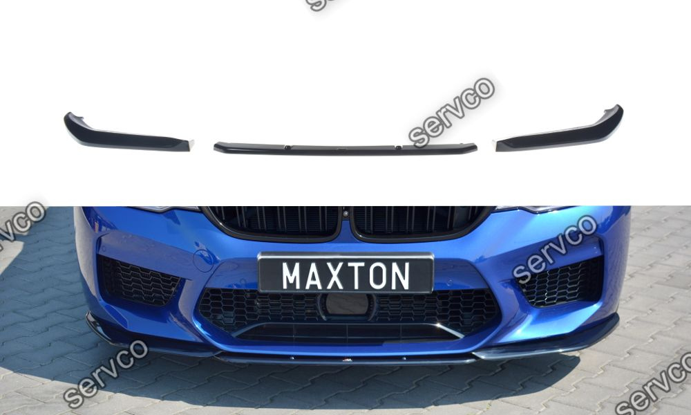 Prelungire splitter bara fata Bmw Seria M5 F90 2017- v2 - Maxton Design