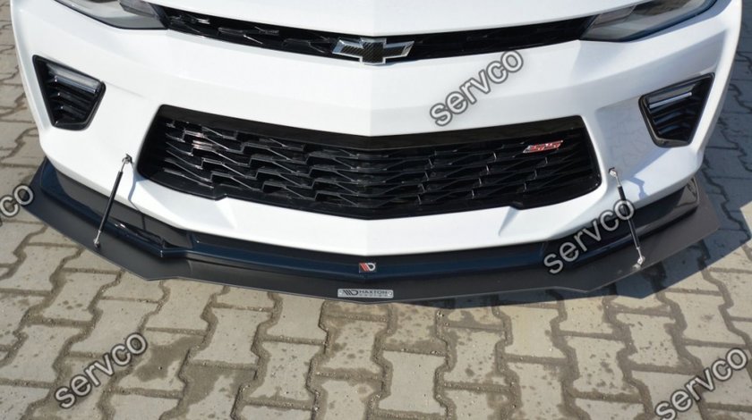 Prelungire splitter bara fata Chevrolet Camaro Mk6 Phase-i 2SS Coupe US Model 2016-2018 v3 - Maxton Design