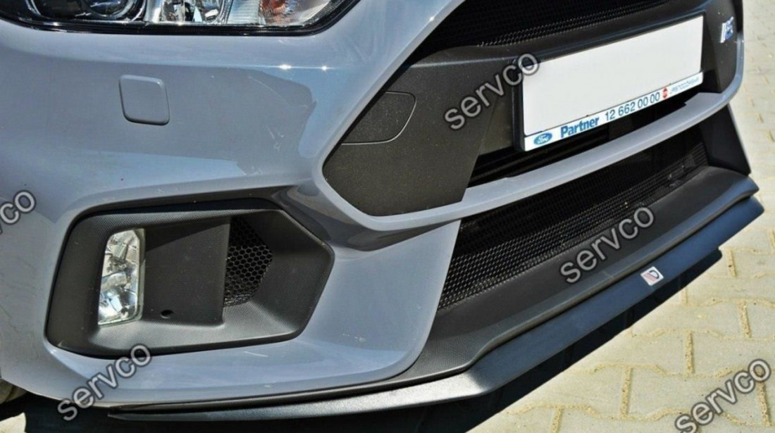 Prelungire splitter bara fata Ford Focus 3 rRS 2015-2018 v19 - Maxton Design