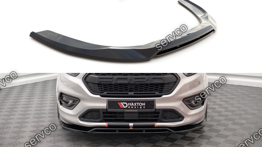 Prelungire splitter bara fata Ford Transit Custom ST-Line Mk1 Facelift 2017- v2 - Maxton Design