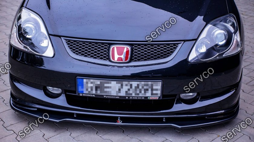 Prelungire splitter bara fata Honda Civic EP3 7 Mk7 Type-RS Facelift 2004-2006 v1 - Maxton Design