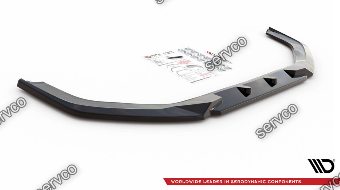 Prelungire splitter bara fata Honda Civic Mk9 2012-2014 v16 - Maxton Design