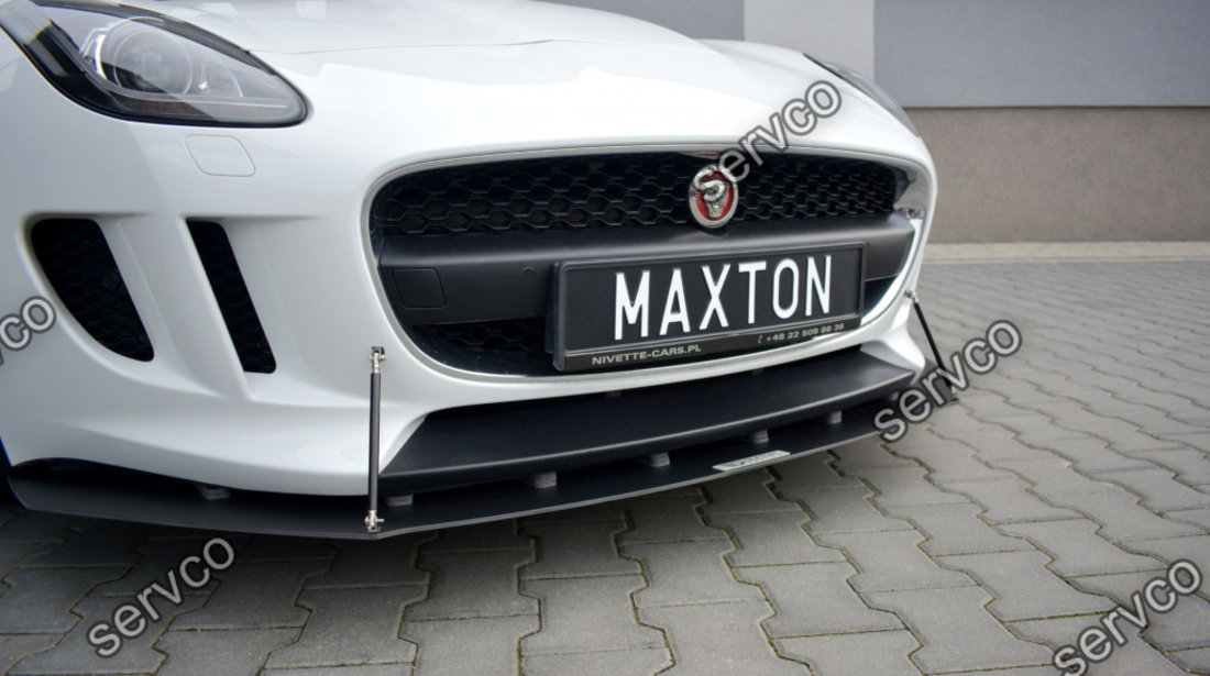 Prelungire splitter bara fata Jaguar F-Type 2013- v1 - Maxton Design