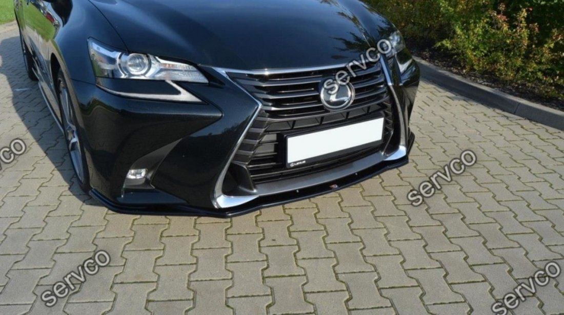 Prelungire splitter bara fata Lexus GS Mk4 Facelift 2015- v3 - Maxton Design