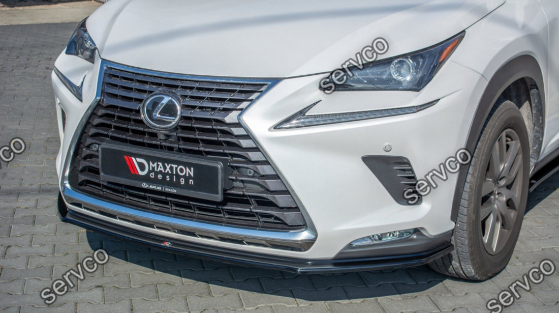 Prelungire splitter bara fata Lexus NX Mk1 Facelift 2017- v4 - Maxton Design