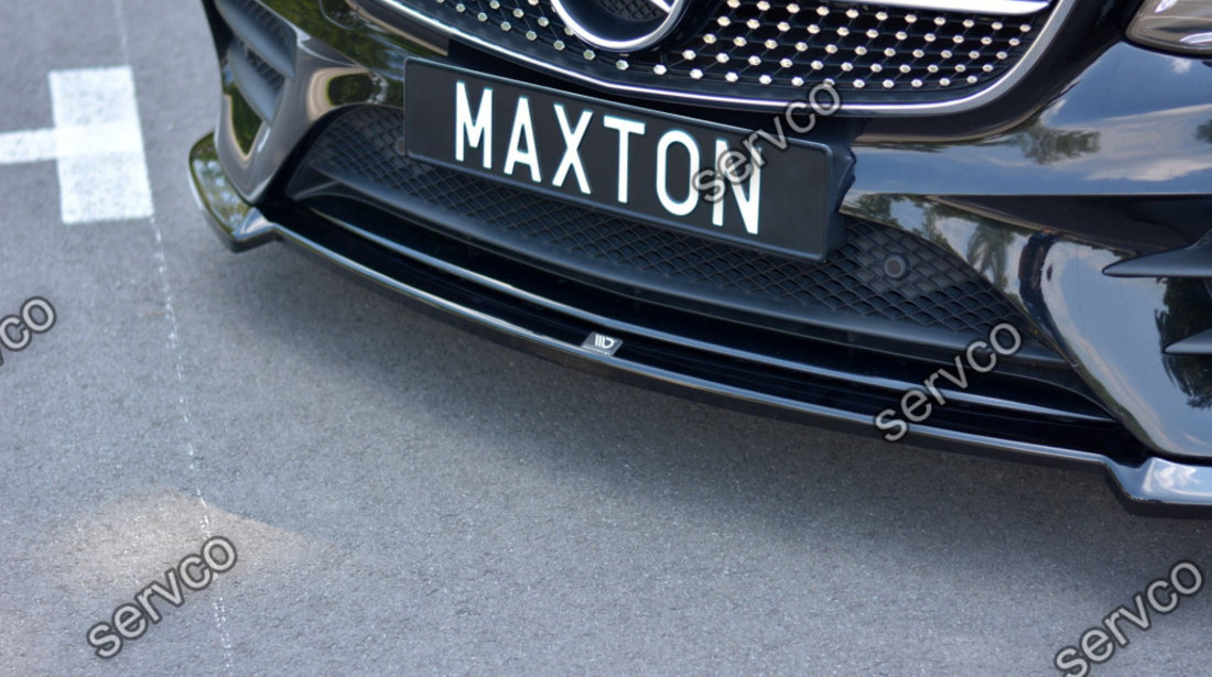 Prelungire splitter bara fata Mercedes E Class W213 Coupe Amg-Line 2017- v2 - Maxton Design