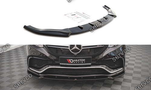 Prelungire splitter bara fata Mercedes GLE Coupe 63AMG C292 2015-2019 v1 - Maxton Design