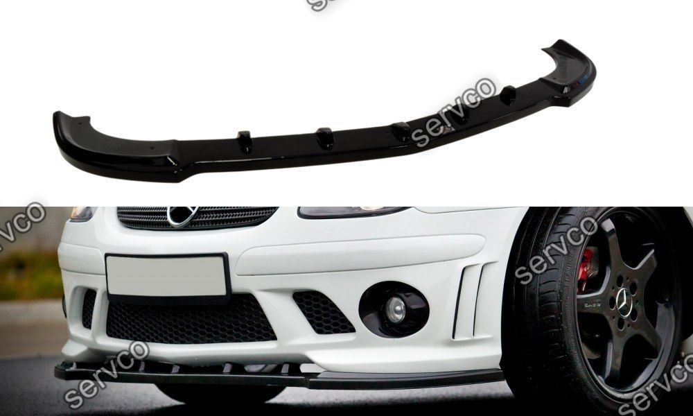 Prelungire splitter bara fata Mercedes SLK R170 1996-2004 v2 - Maxton Design