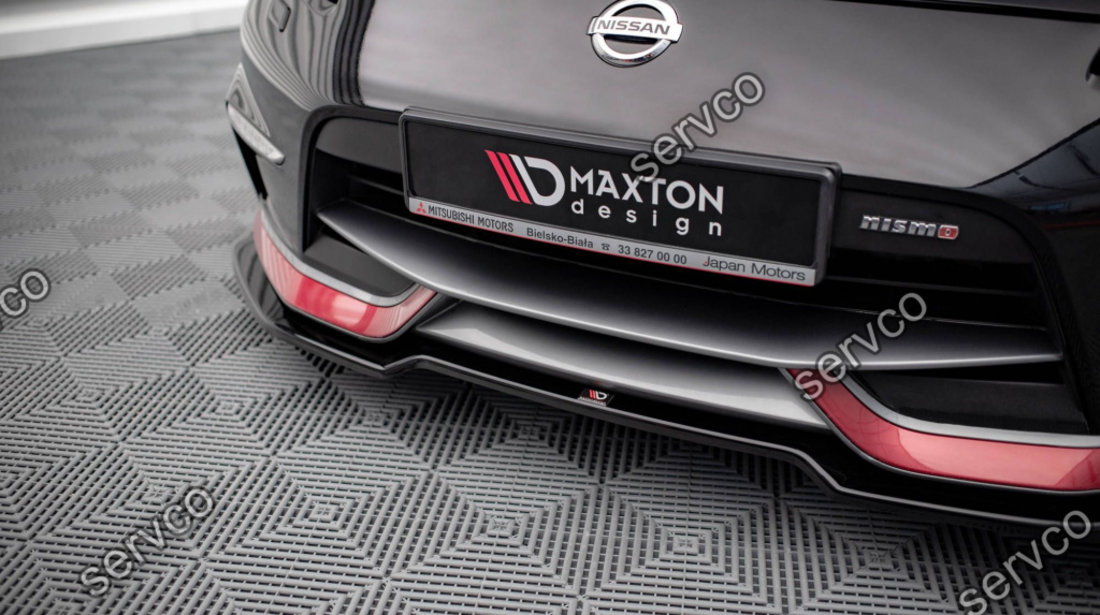 Prelungire splitter bara fata Nissan 370Z Nismo Facelift 2014-2020 v3 - Maxton Design