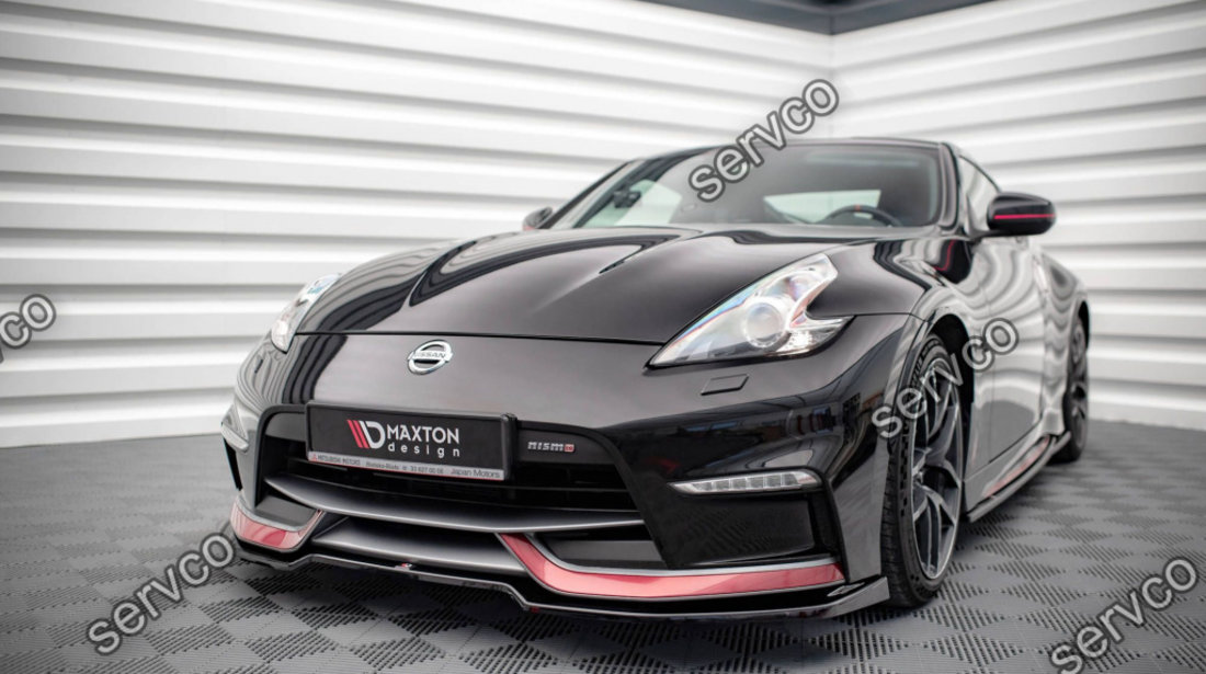 Prelungire splitter bara fata Nissan 370Z Nismo Facelift 2014-2020 v3 - Maxton Design