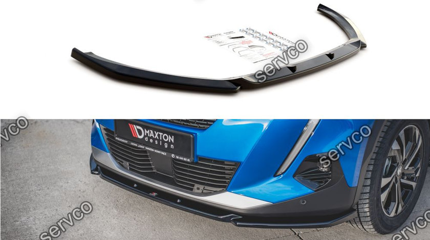 Prelungire splitter bara fata Peugeot 2008 Mk2 2019- v2 - Maxton Design