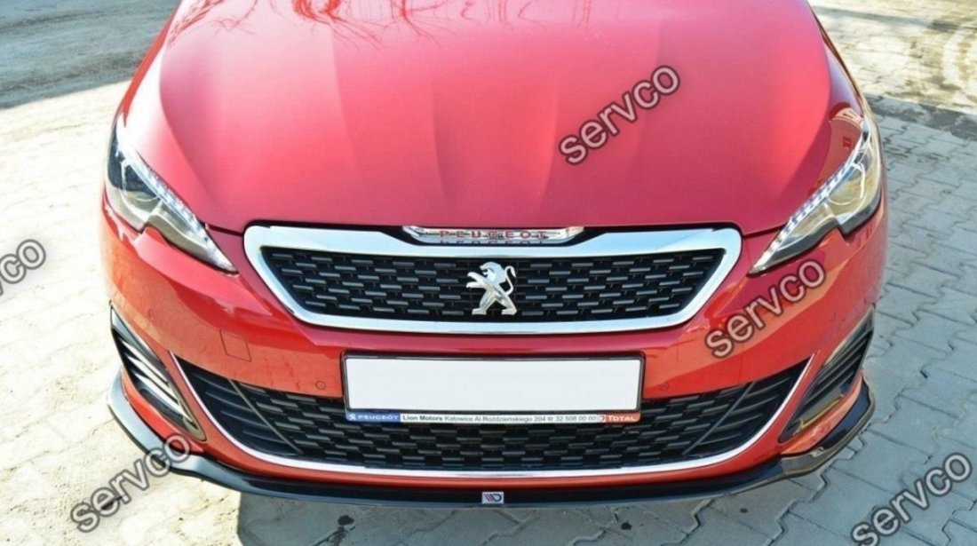 Prelungire splitter bara fata Peugeot 308 T9 GTI 2015-2018 v2 - Maxton Design